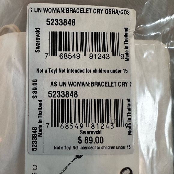 Atelier Swarovski Gold and Silver Crystal Bracelet - Picture 4 of 4